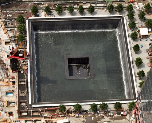 National September 11 Memorial, North and South Pool Bronze Name Parapets. Photo Credit: Joel Woodhead National September 11 Memorial, North and South Pool Bronze Name Parapets. Photo Credit: Joel Woodhead