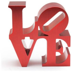Robert Indiana, Love. Photo Credit: KC Fabrications